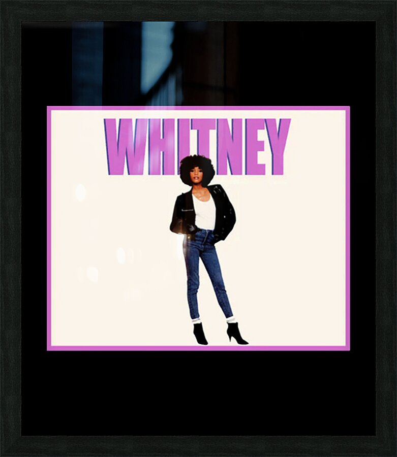Whitney Houston 32 Picture Frame print