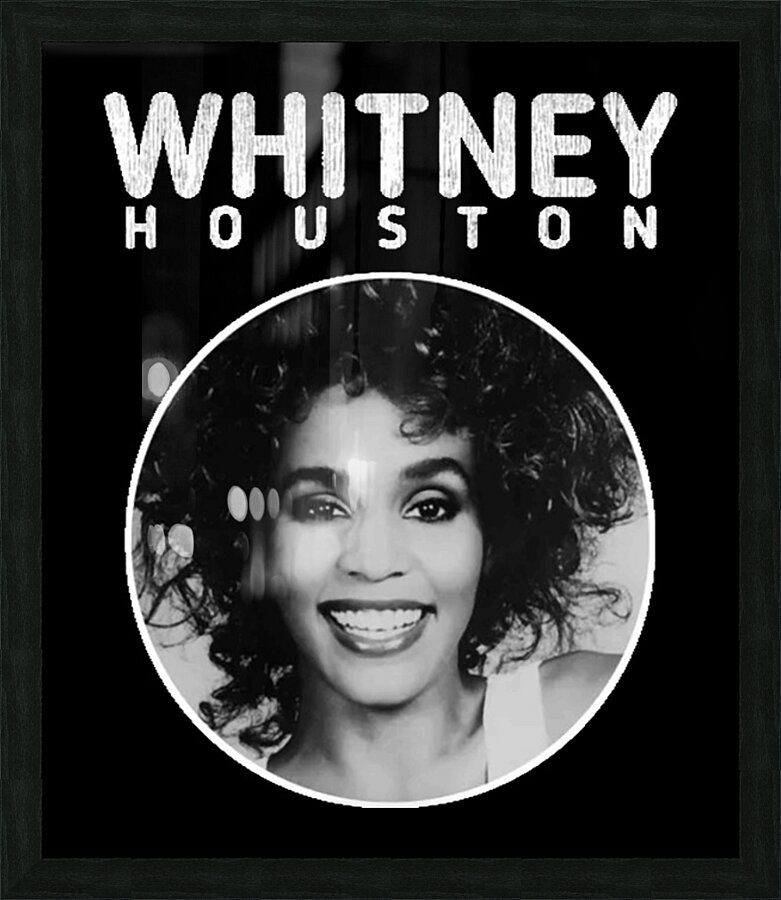 Whitney Houston 13 Picture Frame print