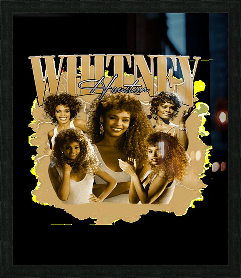 Whitney Houston 21 Picture Frame print