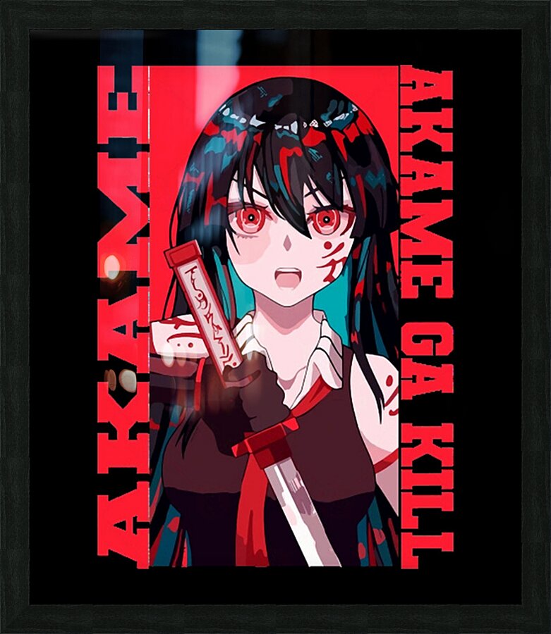 Akame ga Kill 7 Picture Frame print