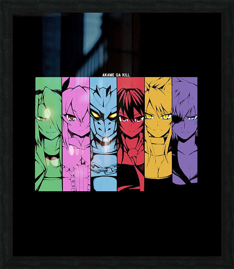 Akame ga Kill 13 Picture Frame print