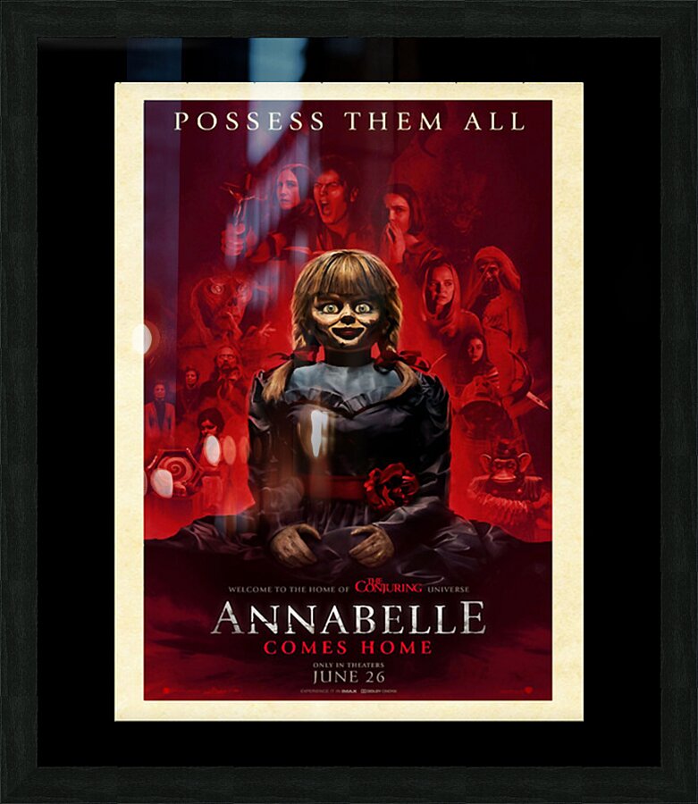 Annabelle 3 Picture Frame print