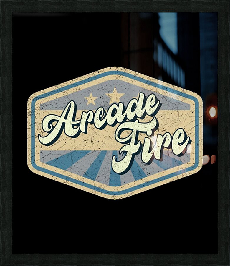 Arcade Fire 4 Picture Frame print