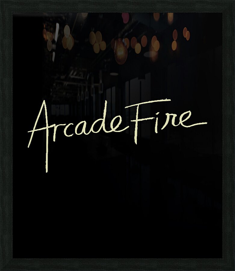 Arcade Fire 5 Picture Frame print