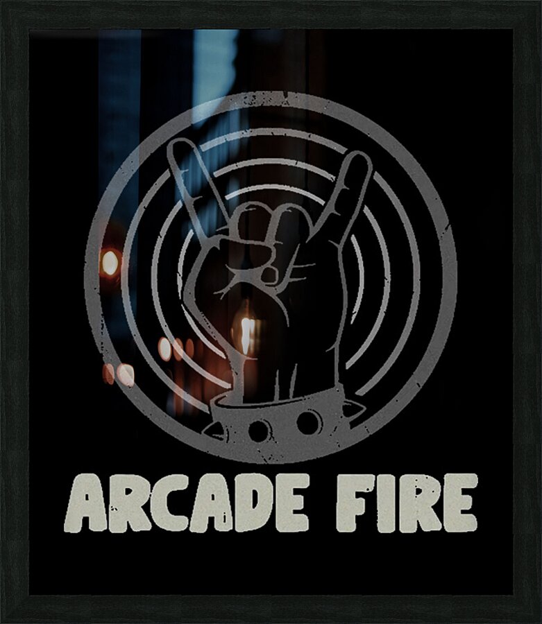 Arcade Fire 10 Picture Frame print