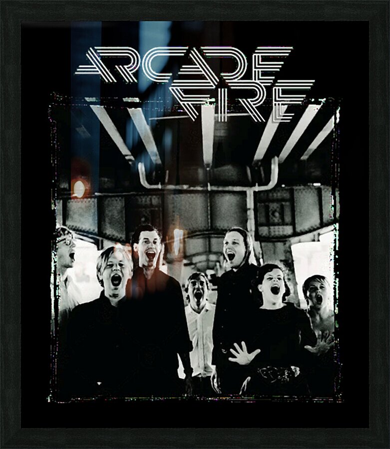 Arcade Fire 16 Picture Frame print