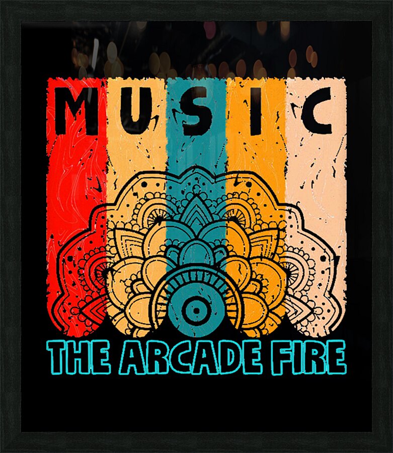 Arcade Fire 24 Picture Frame print