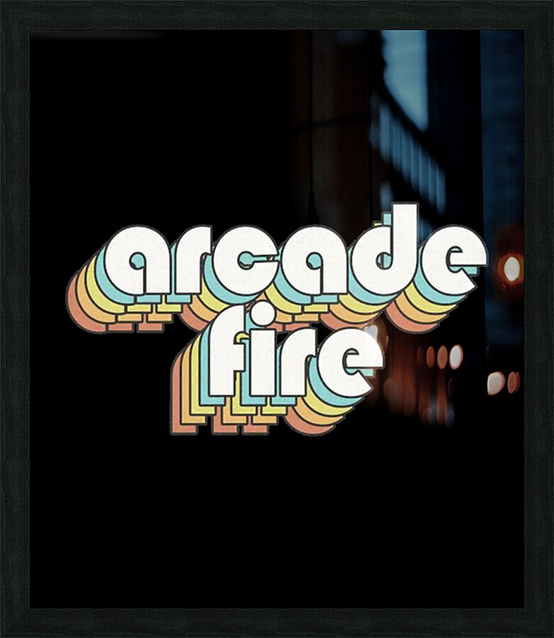 Arcade Fire 25 Picture Frame print