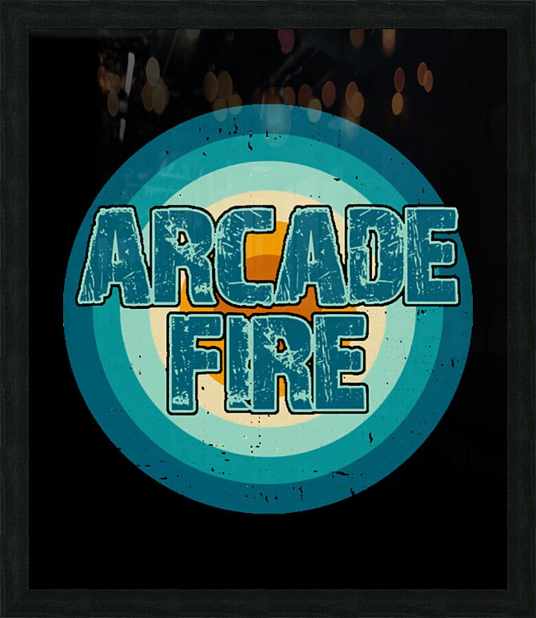 Arcade Fire 27 Picture Frame print