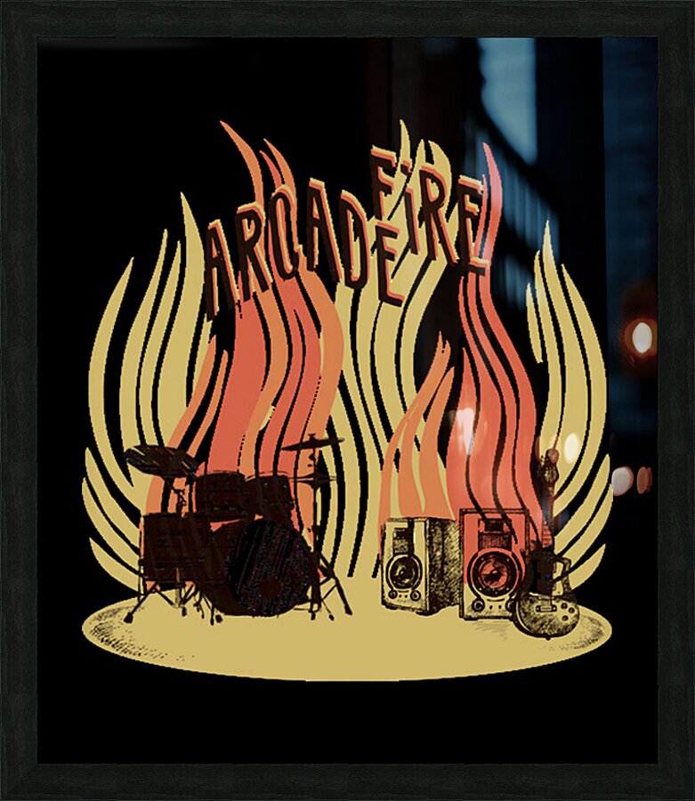 Arcade Fire 29 Picture Frame print