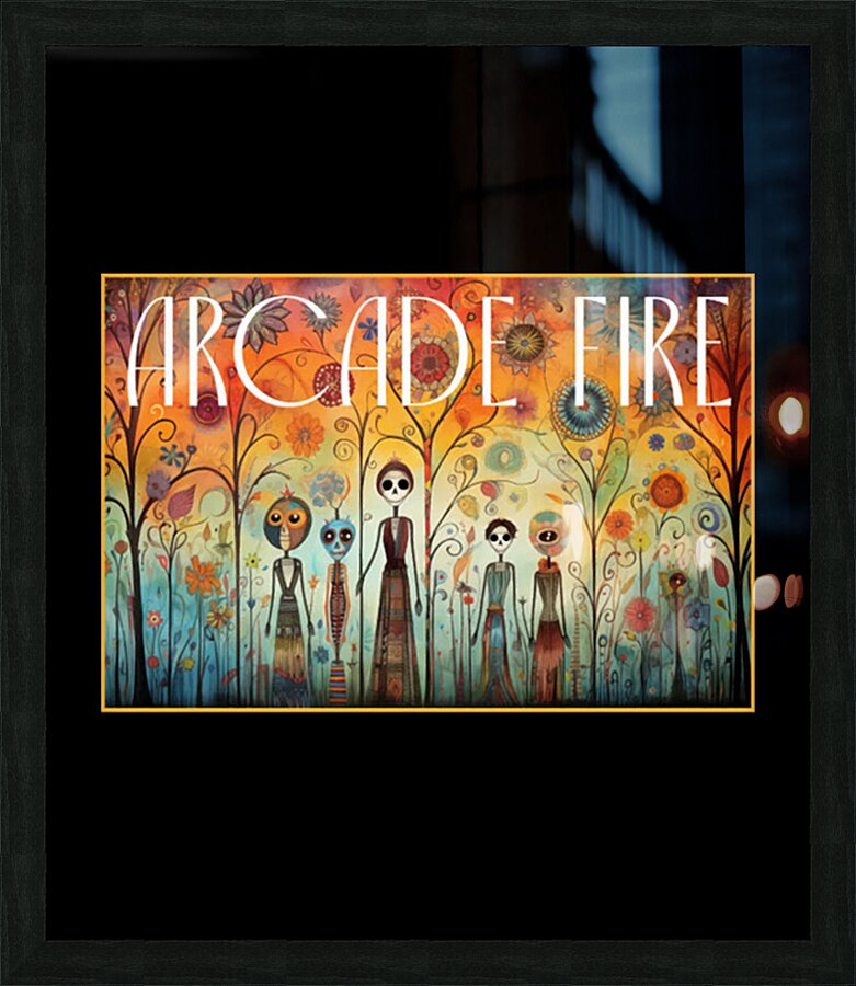 Arcade Fire 39 Picture Frame print