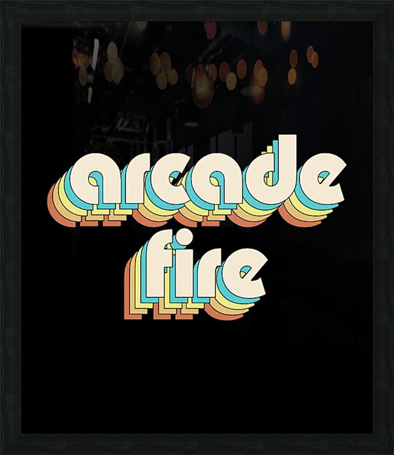 Arcade Fire 40 Picture Frame print