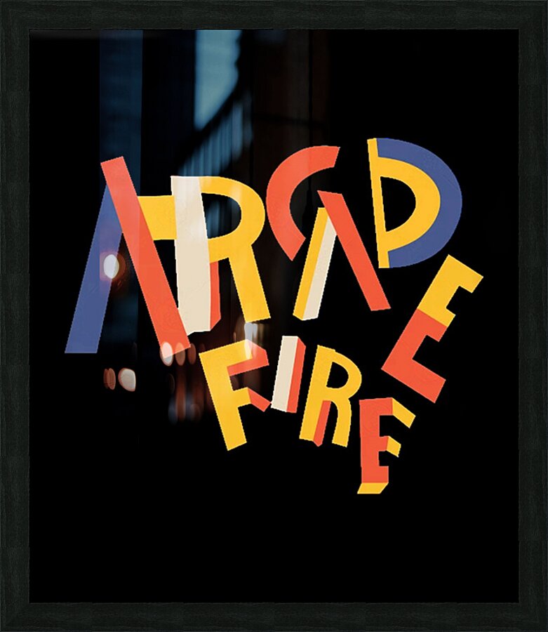 Arcade Fire 45 Picture Frame print