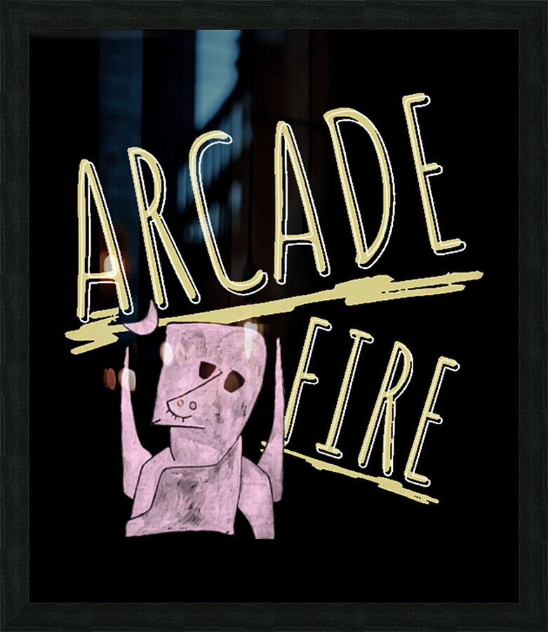 Arcade Fire 46 Picture Frame print