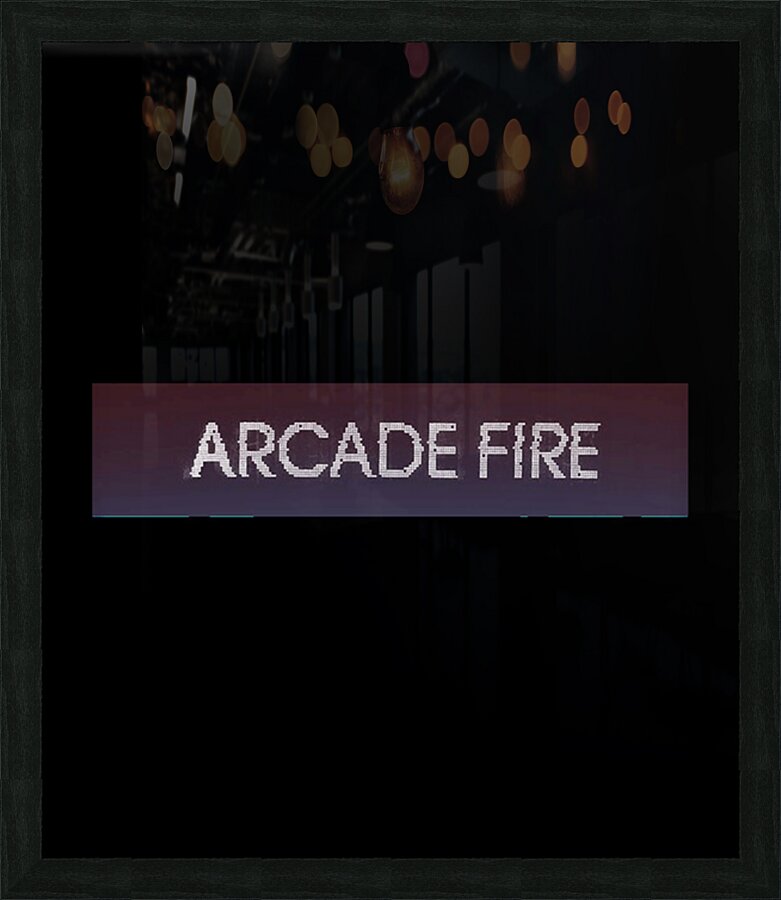 Arcade Fire 49 Picture Frame print