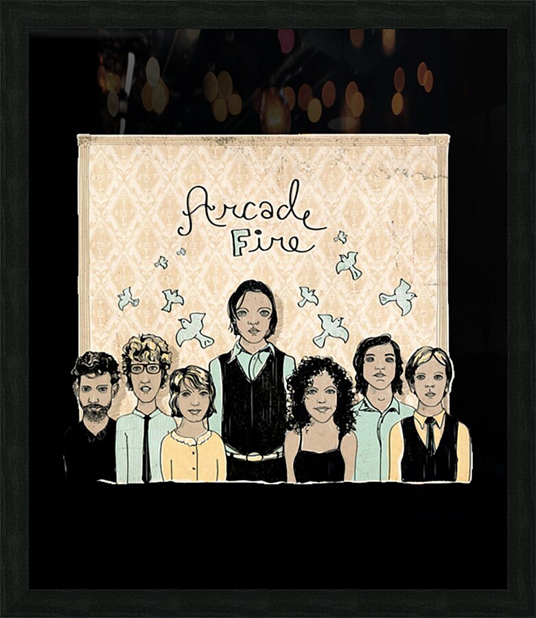 Arcade Fire 53 Picture Frame print
