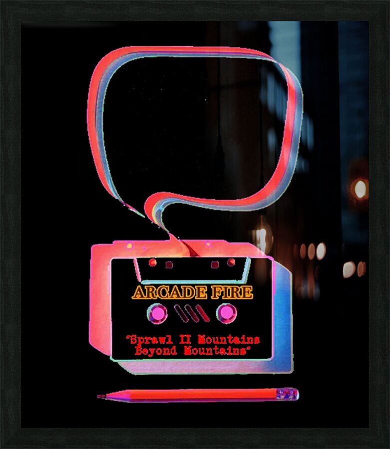 Arcade Fire 57 Picture Frame print