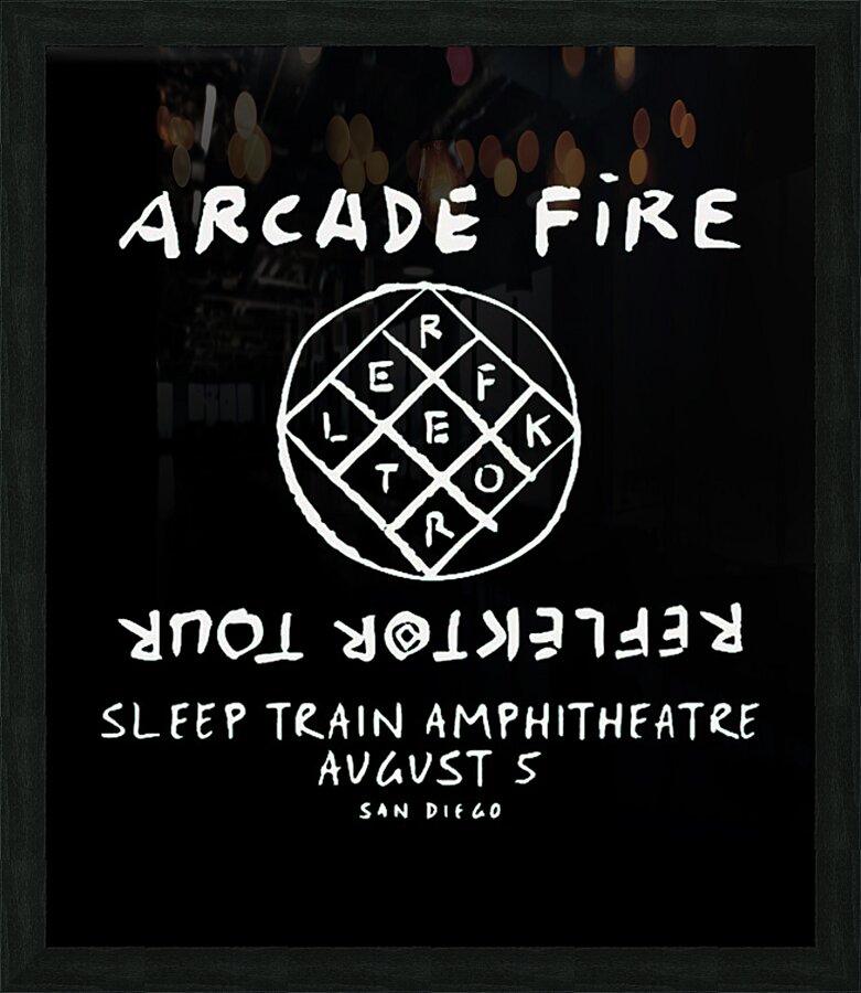Arcade Fire 62 Picture Frame print