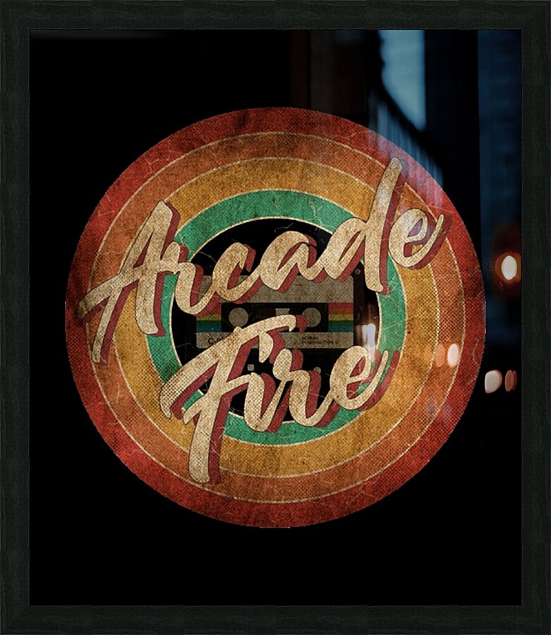 Arcade Fire 63 Picture Frame print