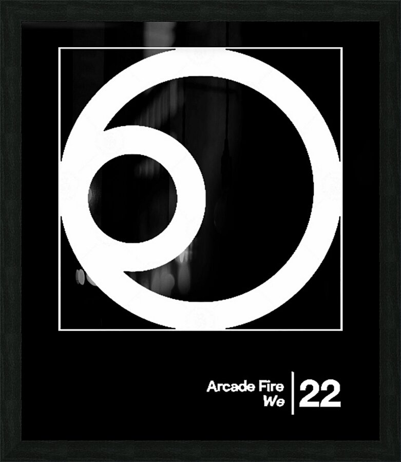 Arcade Fire 65 Picture Frame print