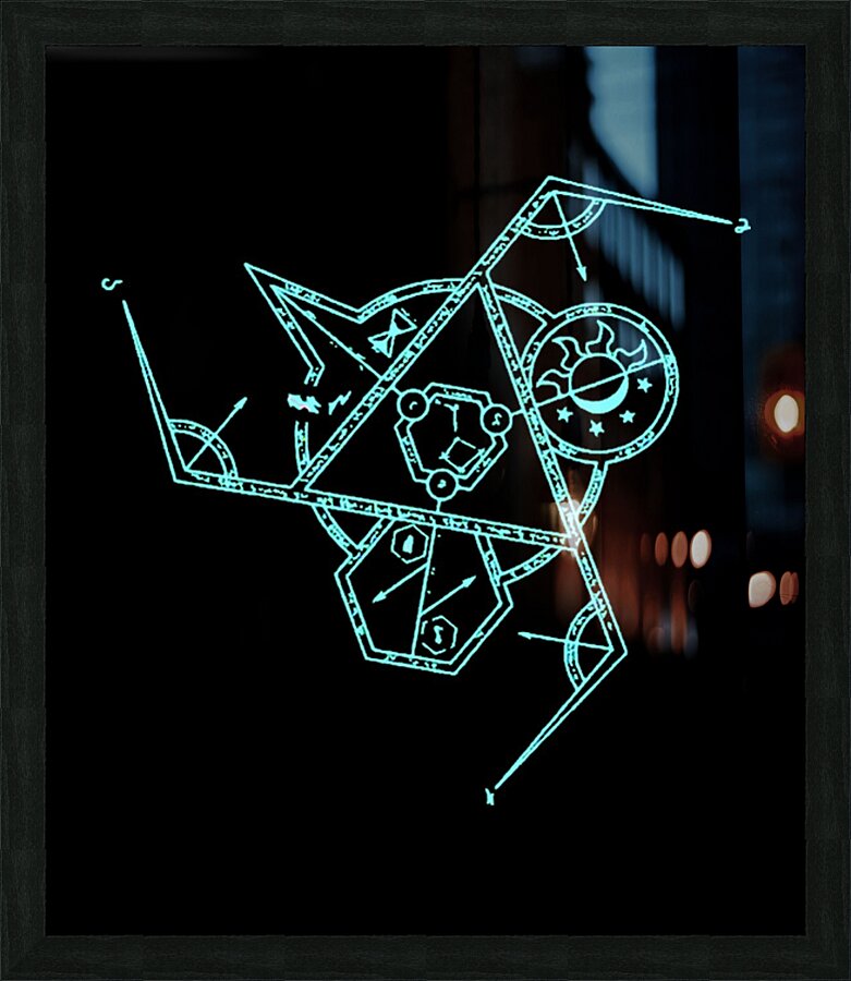 Arcane 37 Picture Frame print