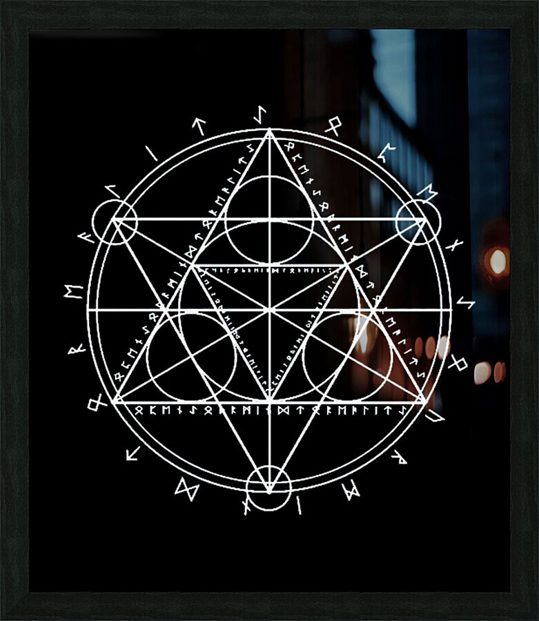 Arcane 1 Picture Frame print