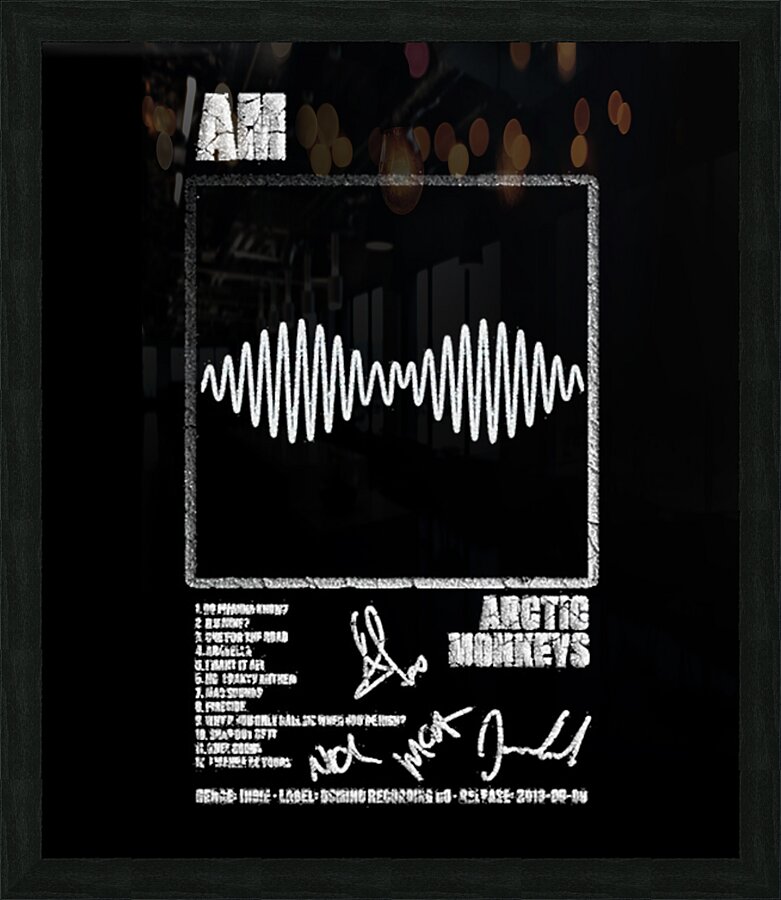 Arctic Monkeys 9 Picture Frame print