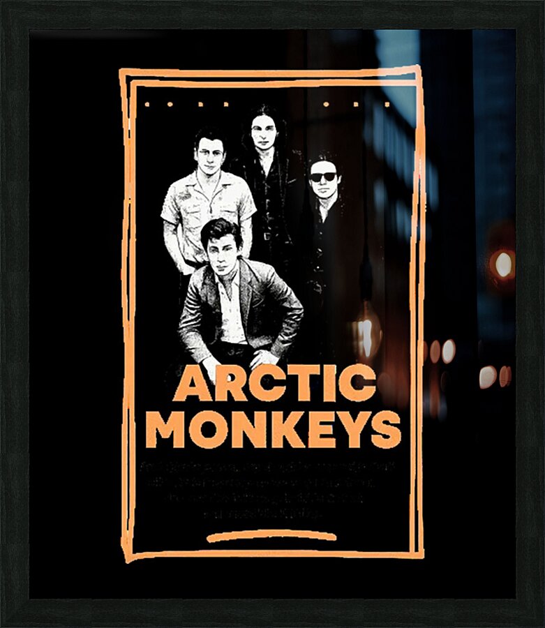 Arctic Monkeys 24 Picture Frame print
