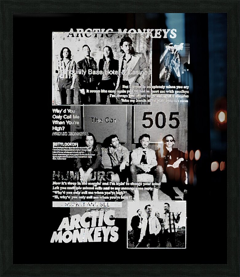 Arctic Monkeys 31 Picture Frame print