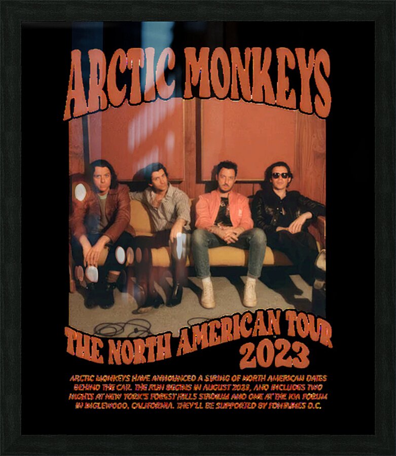 Arctic Monkeys 35 Picture Frame print