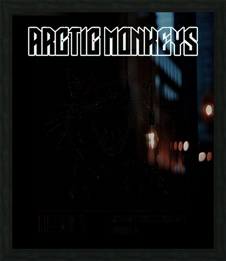 Arctic Monkeys 62 Picture Frame print