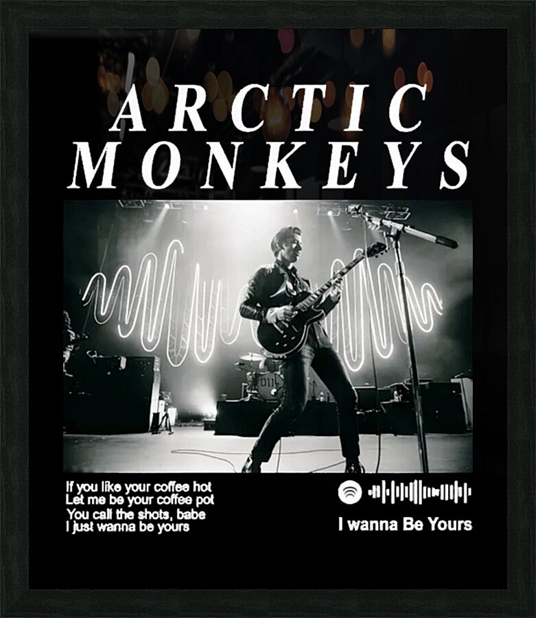 Arctic Monkeys 63 Picture Frame print