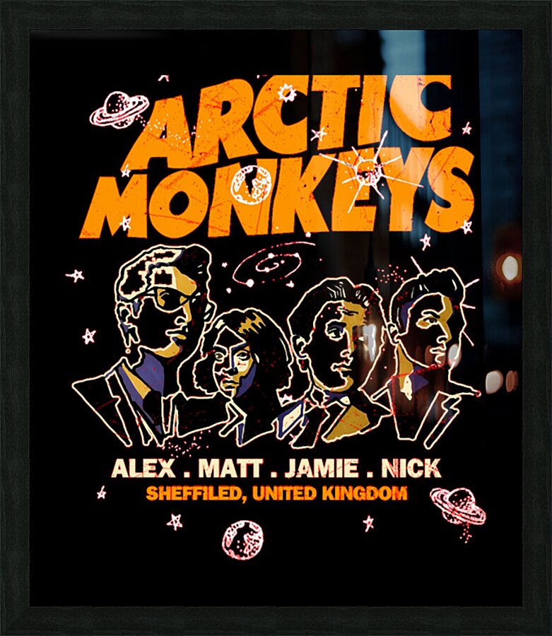 Arctic Monkeys 14 Picture Frame print