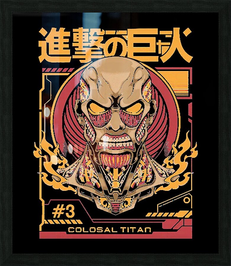 Attack on Titan 2 Picture Frame print
