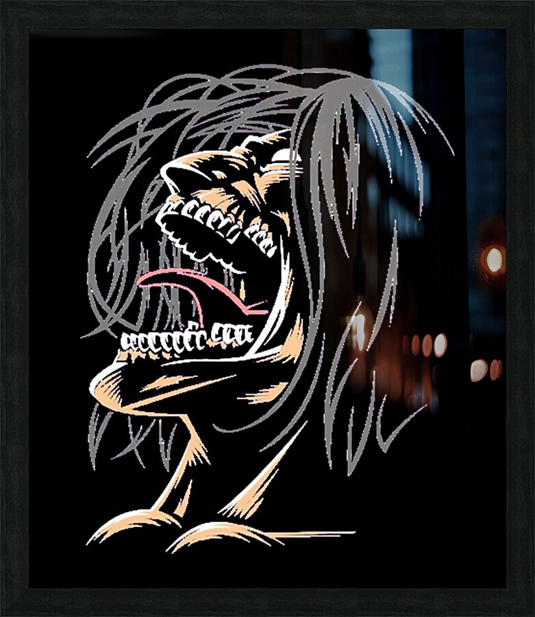 Attack on Titan 4 Picture Frame print