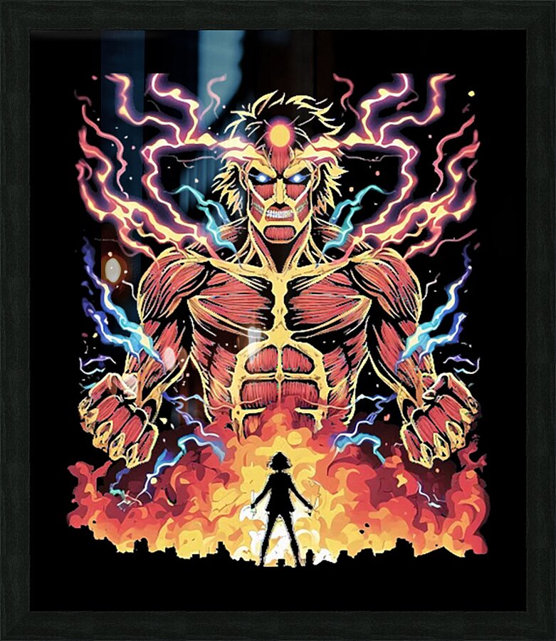 Attack on Titan 5 Picture Frame print