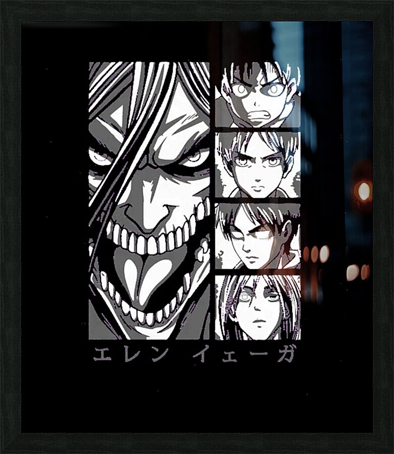 Attack on Titan 12 Picture Frame print
