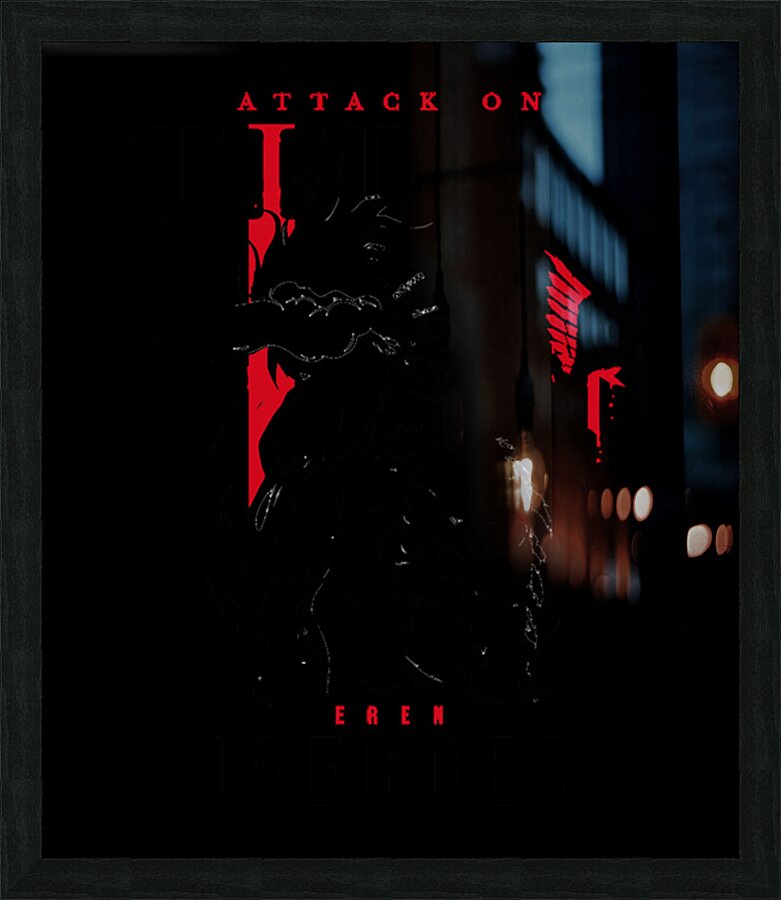 Attack on Titan 13 Picture Frame print