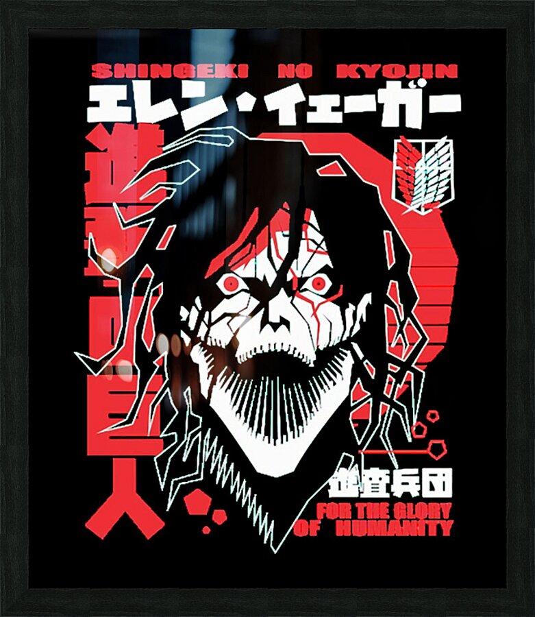 Attack on Titan 15 Picture Frame print