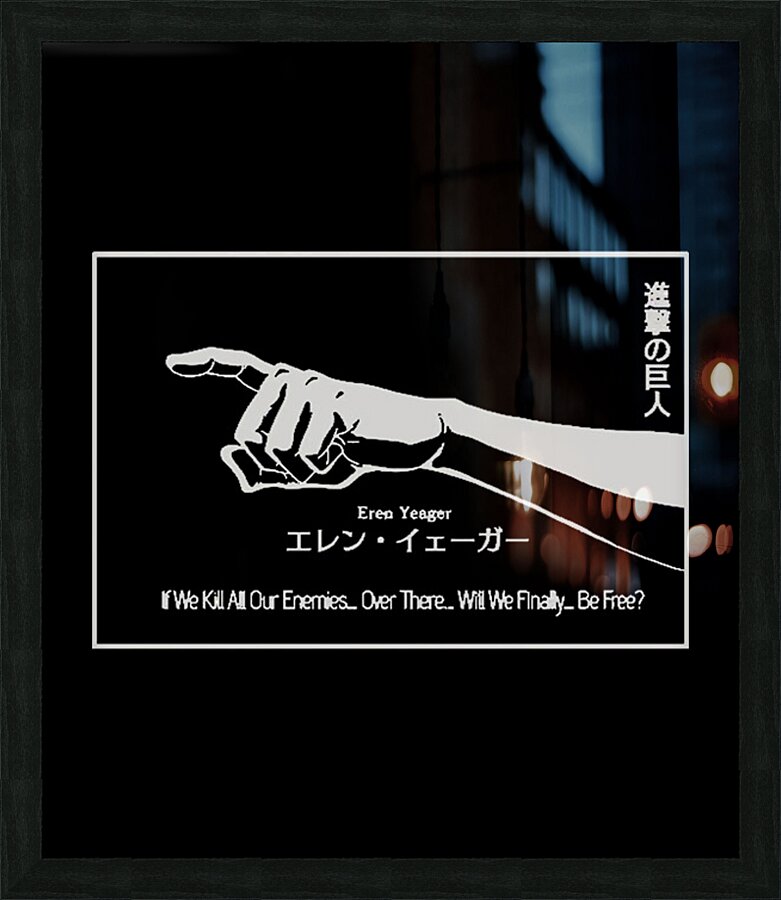 Attack on Titan 19 Picture Frame print