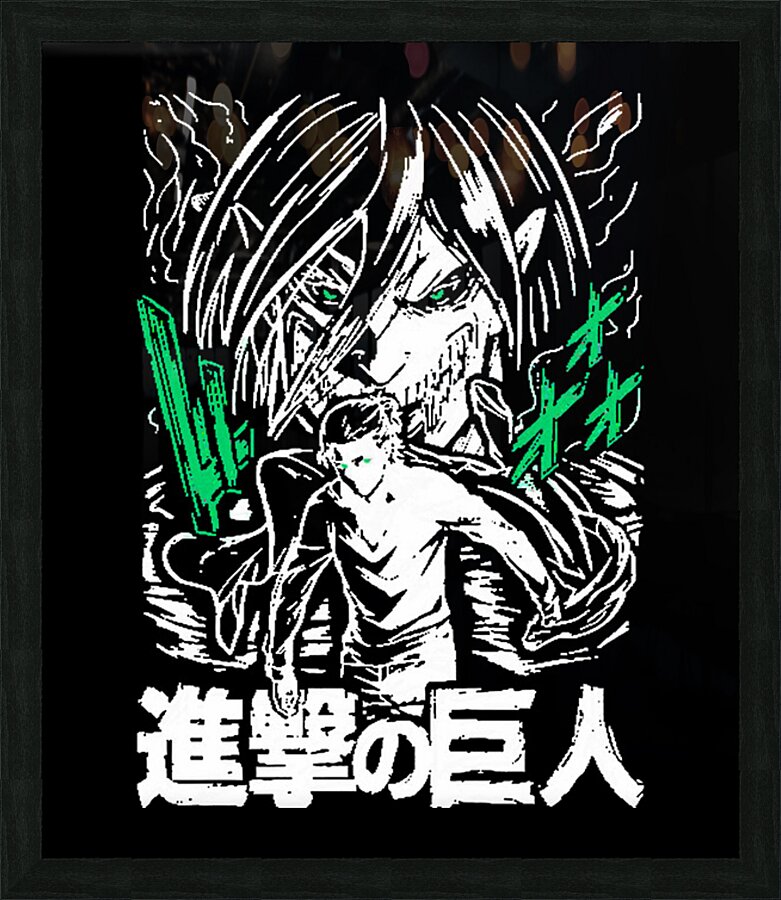 Attack on Titan 44 Picture Frame print