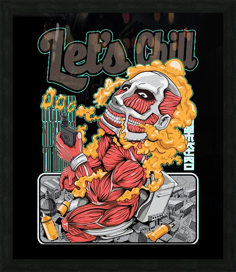 Attack on Titan 50 Picture Frame print