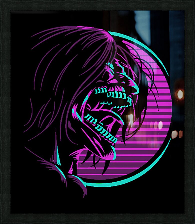 Attack on Titan 52 Picture Frame print