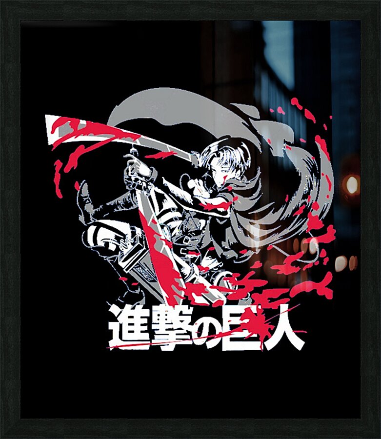 Attack on Titan 53 Picture Frame print