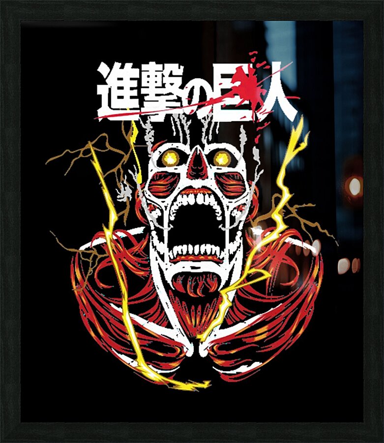 Attack on Titan 54 Picture Frame print