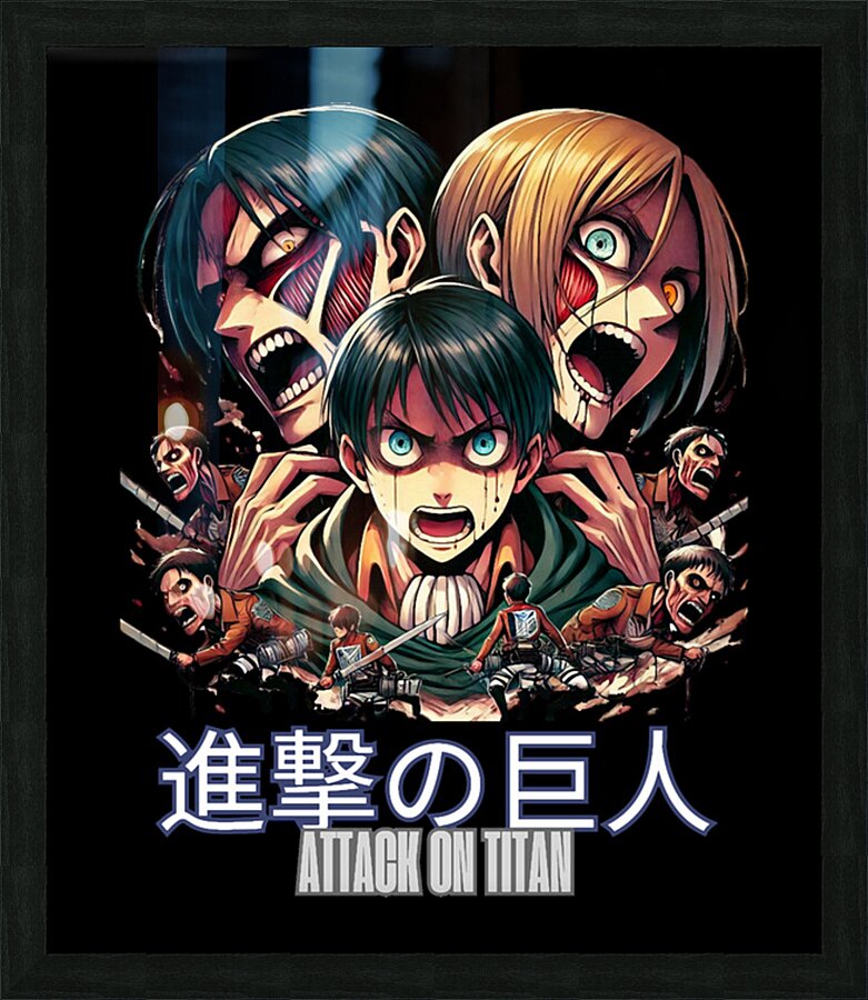Attack on Titan 3 Picture Frame print