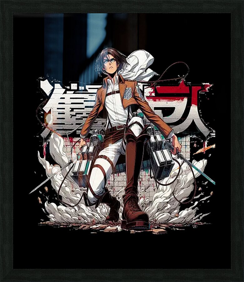 Attack on Titan 4 Picture Frame print