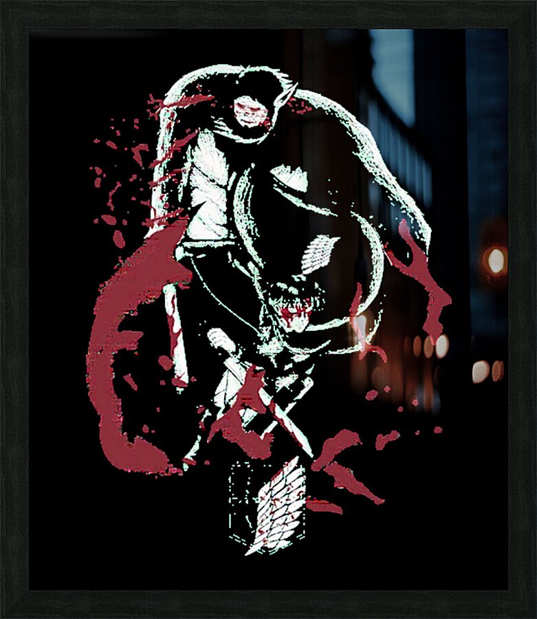 Attack on Titan 9 Picture Frame print