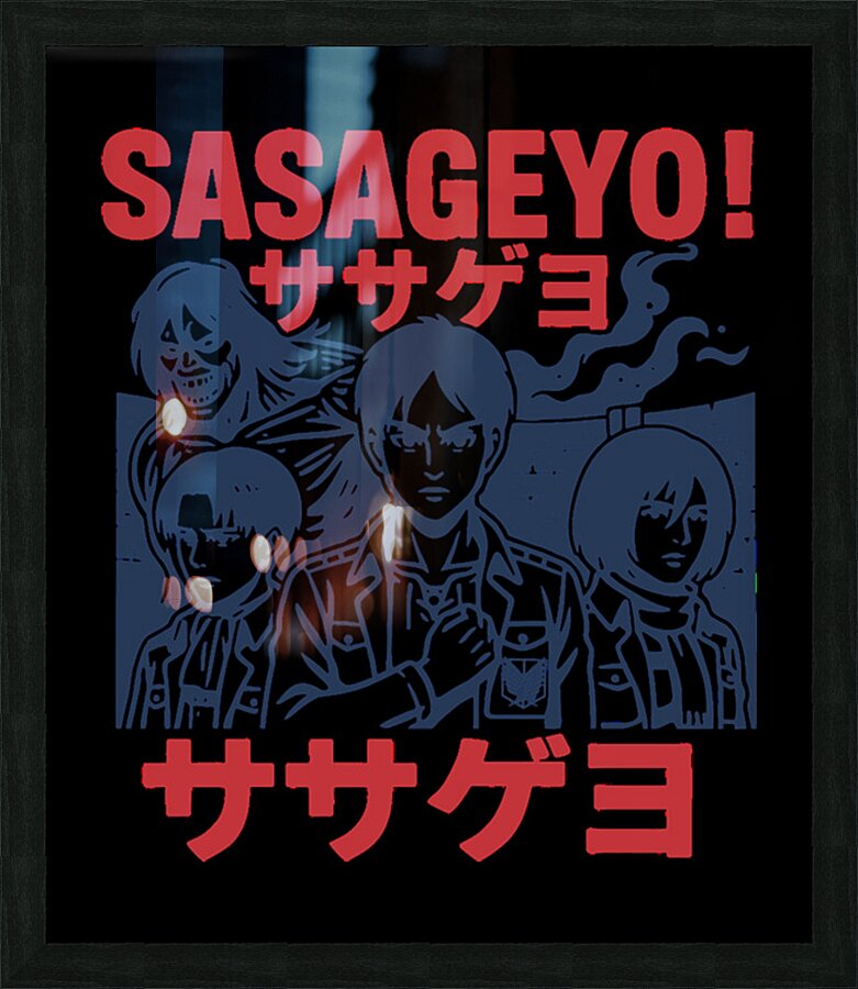 Attack on Titan 11 Picture Frame print