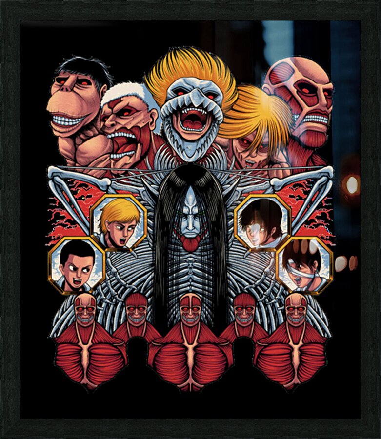 Attack on Titan 17 Picture Frame print